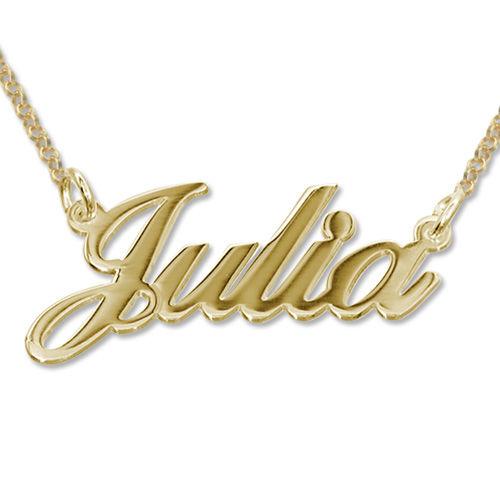 Classic Name Necklace in 18k Gold Plating