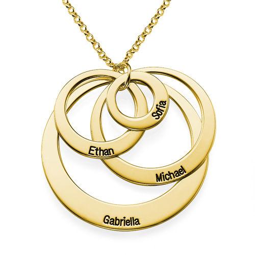 In My Circle 4 Discs Necklace in Gold Plating