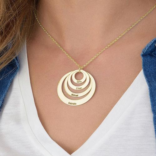 In My Circle 4 Discs Necklace in Gold Plating