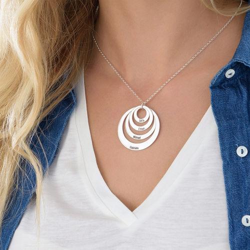In My Circle 4 Discs Necklace Sterling Silver