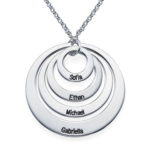 In My Circle 4 Discs Necklace Sterling Silver
