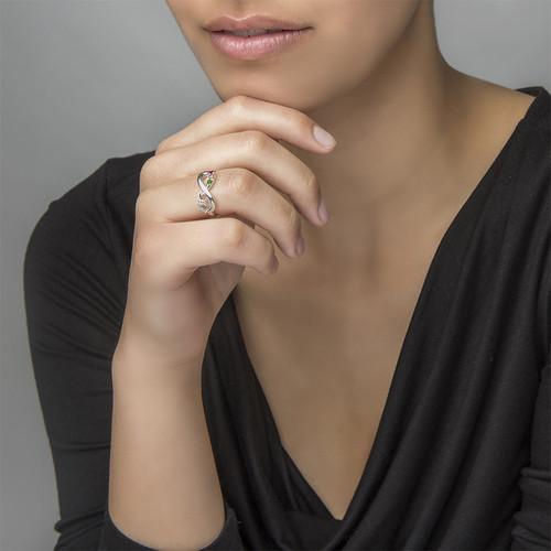 Forever Love Mom Ring with Inner Engraving