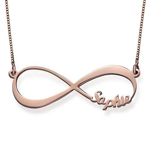 Forever Love Necklace Rose Gold Plating 1-2 names