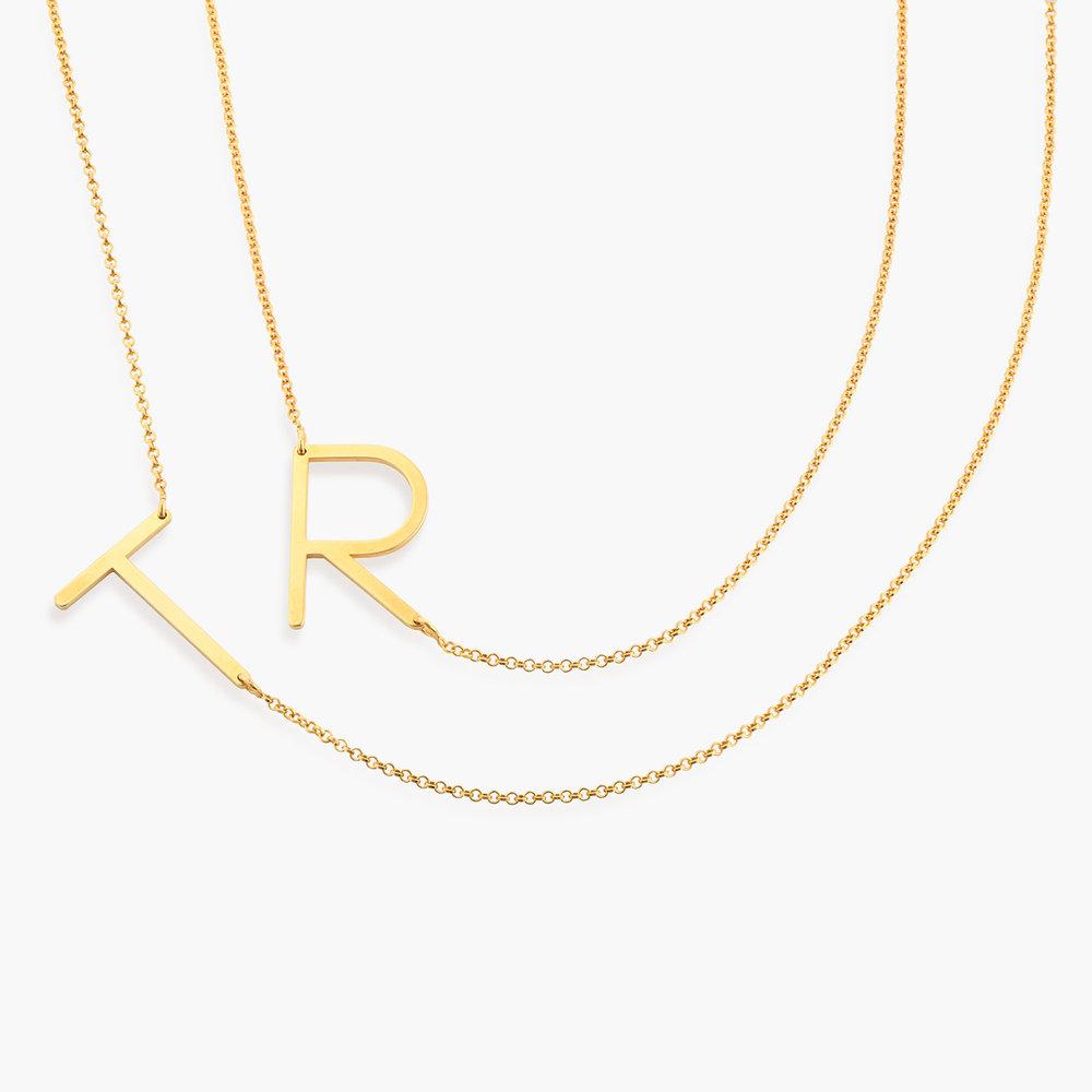 Initial Neckalce Gold Plated
