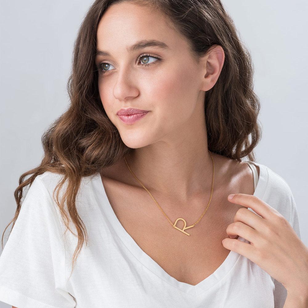 Initial Neckalce Gold Plated
