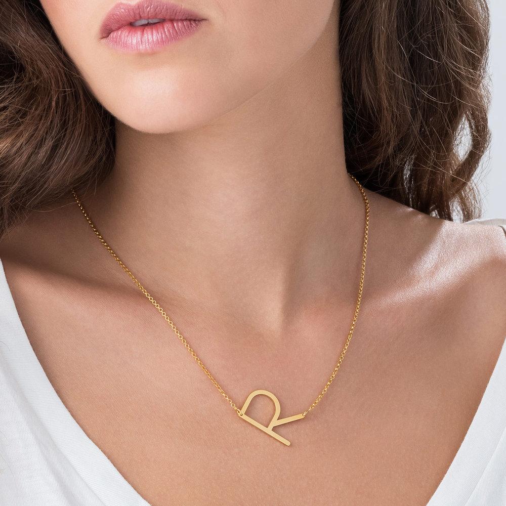 Initial Neckalce Gold Plated