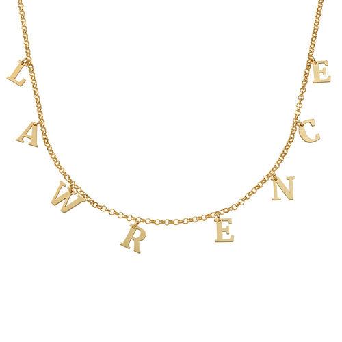Sexy name choker in 18K Gold Plating