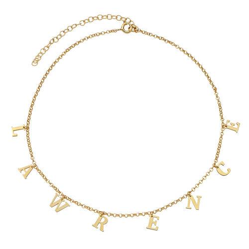 Sexy name choker in 18K Gold Plating