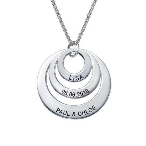 In My Circle 3 Discs Necklace Sterling Silver