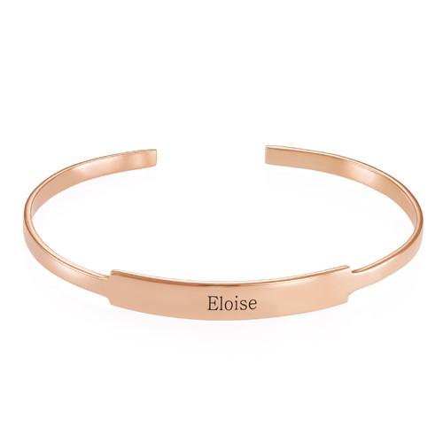 Classic Bangle Bracelet Rose Gold Plated