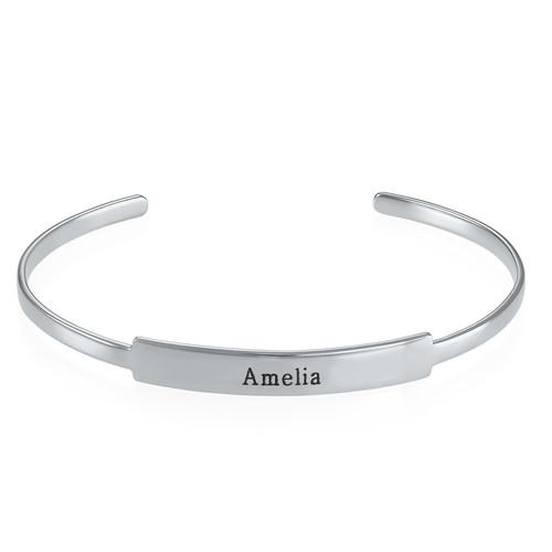 Classic Bangle Bracelet in Silver