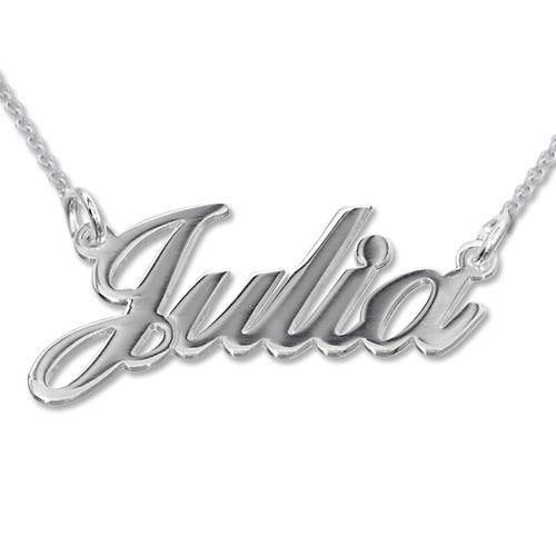 Classic Name Necklace in Sterling Silver