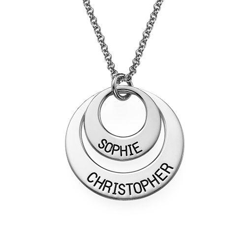 In My Circle 2 Discs Necklace Sterling Silver