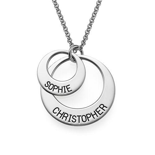 In My Circle 2 Discs Necklace Sterling Silver