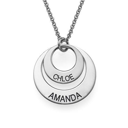In My Circle 2 Discs Necklace Sterling Silver