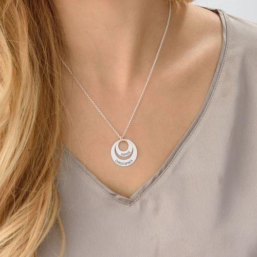 In My Circle 2 Discs Necklace Sterling Silver
