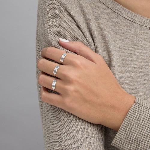 Classic Nameplate Ring in Silver