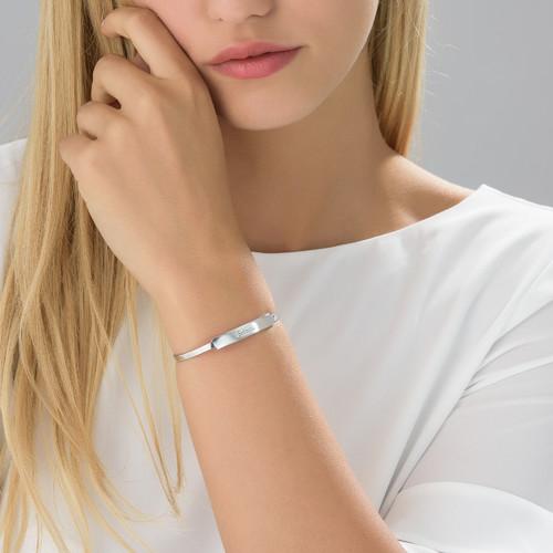 Classic Bangle Bracelet in Silver