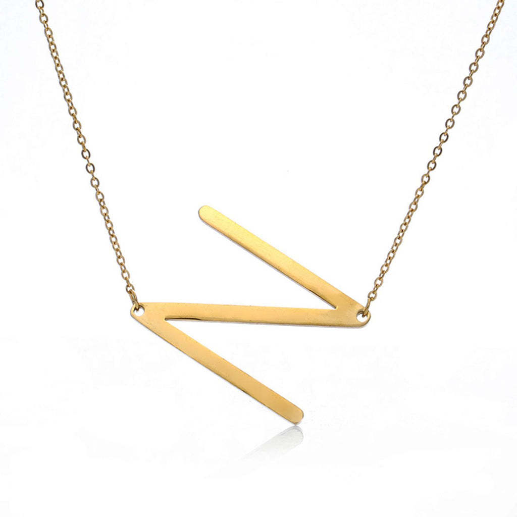 Initial Neckalce Gold Plated