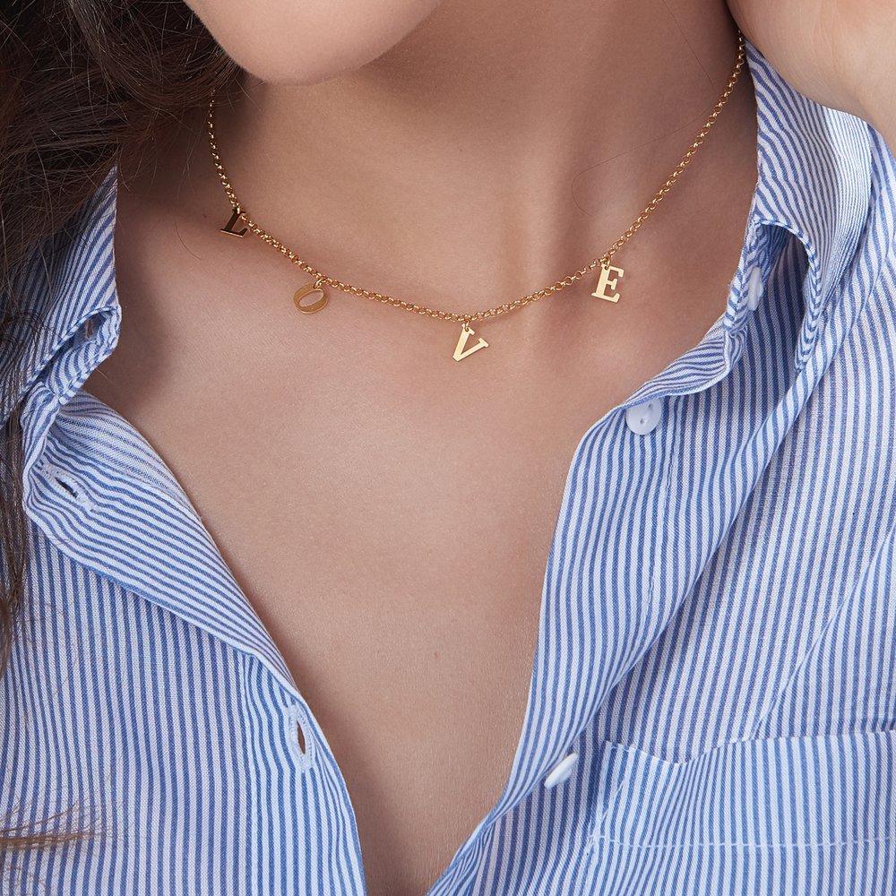 Sexy name choker in 18K Gold Plating