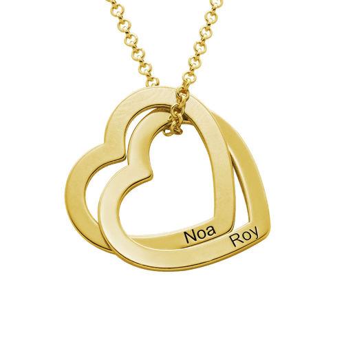 Connected Hearts Necklace Gold Plated